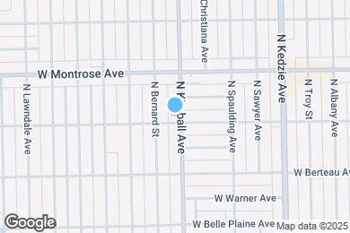 Map image of the property - 4302 N Kimball Ave
