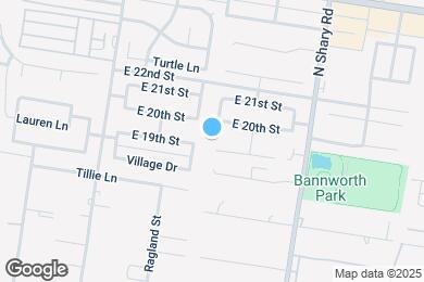 Map image of the property - 2203 E 19th St