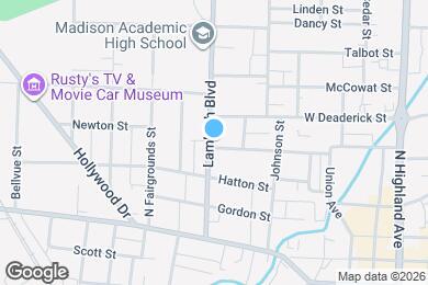 Map image of the property - 412 Lambuth Blvd