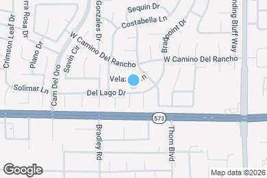 Map image of the property - 5244 Del Lago Dr