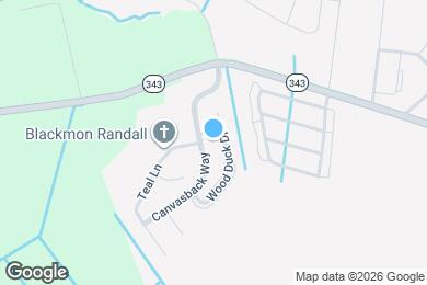 Map image of the property - 106 Wood Duck Dr