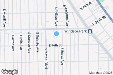 Map image of the property - 7531 S Phillips Ave