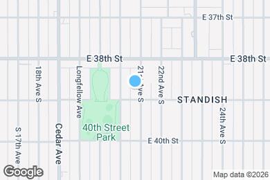Map image of the property - 3842 21st Ave S