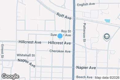 Map image of the property - 2663 Hillcrest Ave