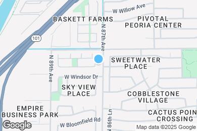 Map image of the property - 12853 N 87th Dr