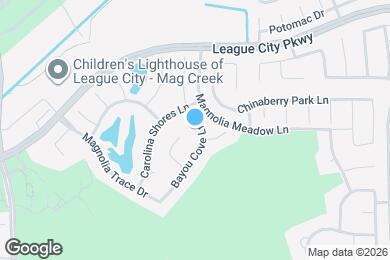 Map image of the property - 2207 Bayou Cove Ln