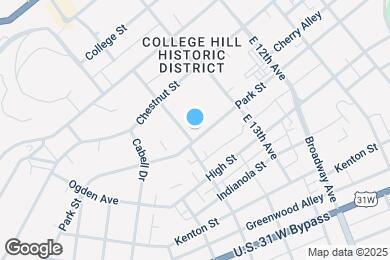 Map image of the property - 1357 Park St