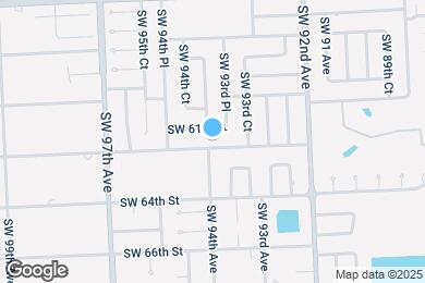Map image of the property - 9371 SW 62nd St