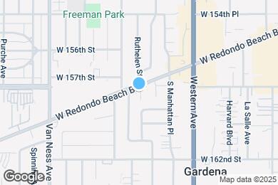 Map image of the property - 1930 W Redondo Beach Blvd