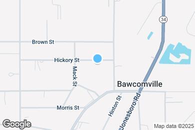 Map image of the property - 313 Hickory St