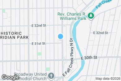 Map image of the property - 3108 N College Ave