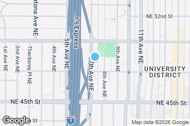 Map image of the property - 4716 7th Ave NE