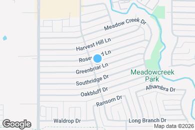 Map image of the property - 1229 Greenbriar Ln