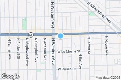 Map image of the property - 1540 N Claremont Ave