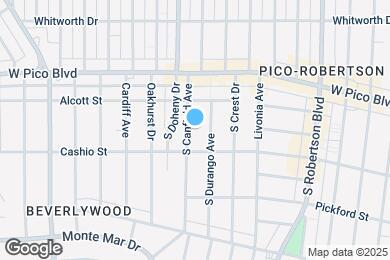 Map image of the property - 1466 S Canfield Ave
