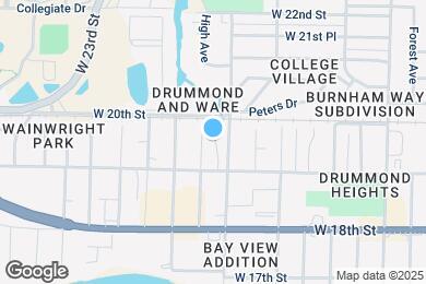 Map image of the property - 4200 W 19th St