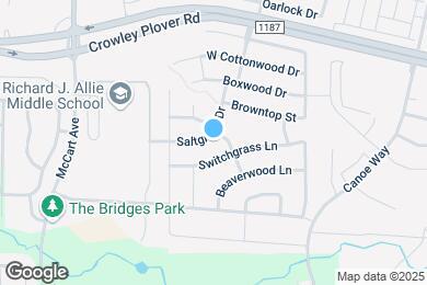 Map image of the property - 1205 Saltgrass Dr