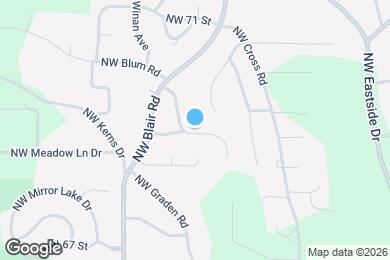 Map image of the property - 9732 NW Overhill Dr