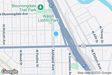 Map image of the property - 1635 N Ashland Ave