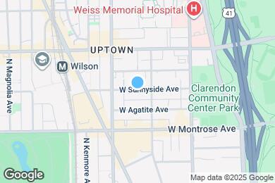 Map image of the property - 931 W Sunnyside Ave