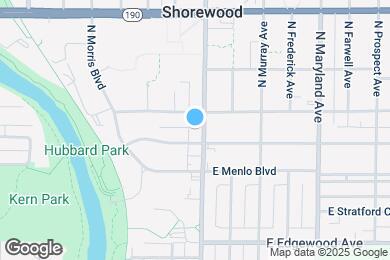 Map image of the property - 3715 N Oakland Ave