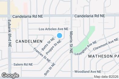 Map image of the property - 10225 Propps St NE