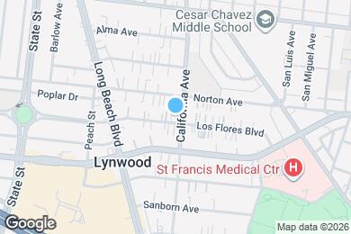 Map image of the property - 11023 California Ave