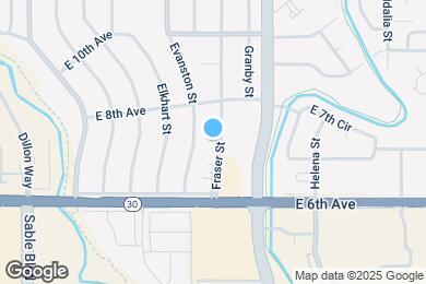 Map image of the property - 721 Fraser St