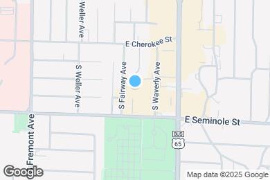 Map image of the property - Seminole North Apartments