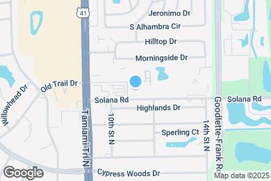 Map image of the property - 1201 Solana Rd