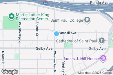 Map image of the property - Marquette on the Hill