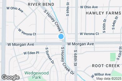 Map image of the property - 6924 W Morgan Ave