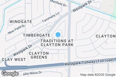 Map image of the property - 15810 W Park Ct