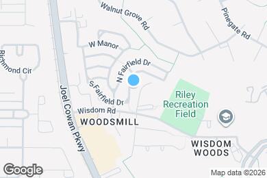 Map image of the property - 724 S Fairfield Dr