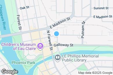 Map image of the property - 222 N Dewey St