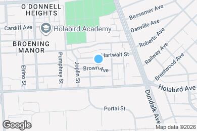 Map image of the property - 6518 Brown Ave