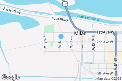 Map image of the property - 123 6th St W