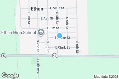 Map image of the property - 401 E Drake St