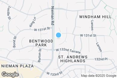 Map image of the property - 11009 W 131st St