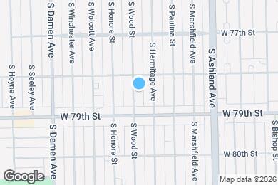 Map image of the property - 7825 S Wood St