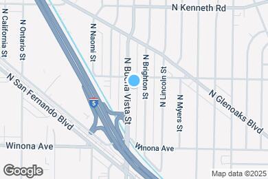 Map image of the property - 2566 N Buena Vista St