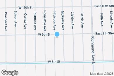 Map image of the property - 820 Hibiscus Ave