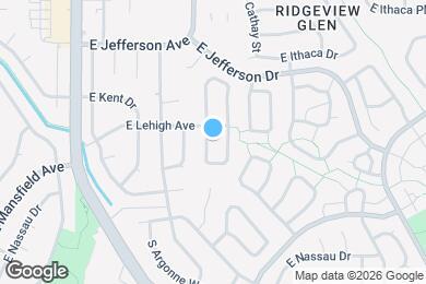 Map image of the property - 18911 E Loyola Cir