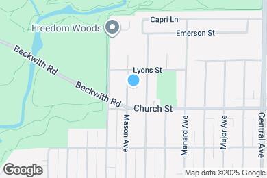 Map image of the property - 9225 Mason Ave