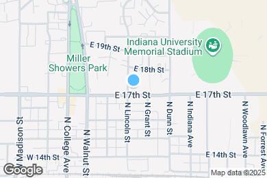 Map image of the property - 1302 N Lincoln St