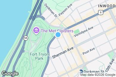 Map image of the property - 105 Arden St