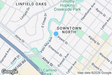 Map image of the property - 166 Bryant St