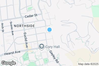 Map image of the property - 2710 Le Conte Ave