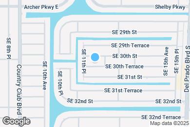 Map image of the property - 1115 SE 30th Terrace