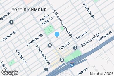 Map image of the property - 3228 E Thompson St